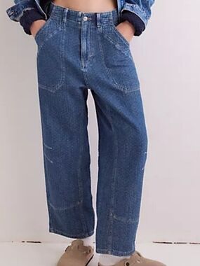 We the free midnight voyage harem jean Deopped Boyfriend  journey navy Size S